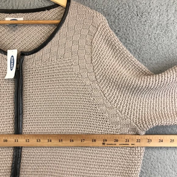 New Old Navy Knit Front Zip Sweater Cardigan size XXL - Picture 6 of 8